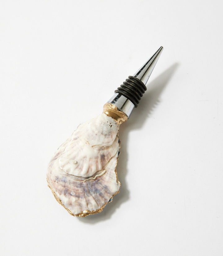Lemon Tile Oyster Shell Wine Stopper