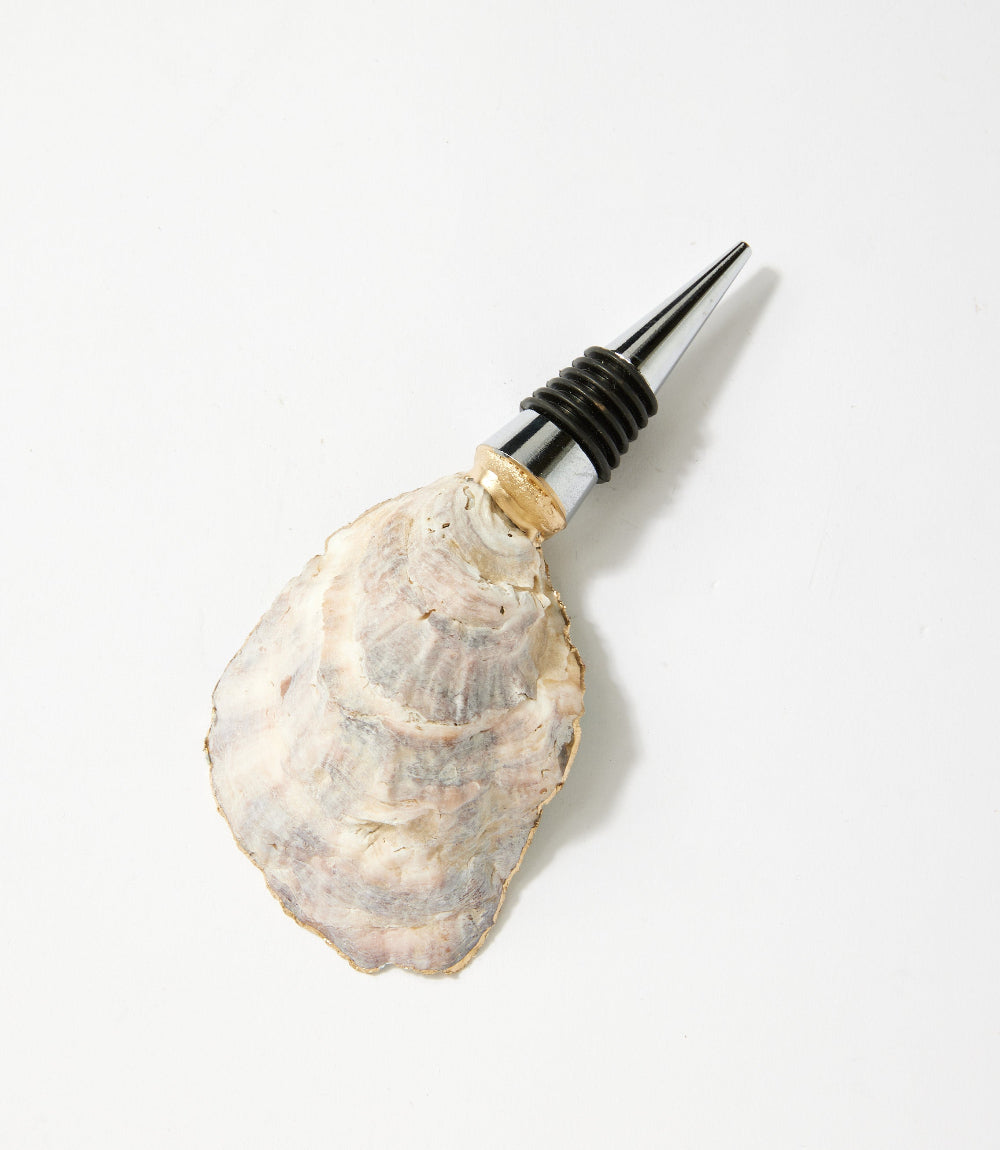 Ocean Breeze Oyster Shell Wine Stopper
