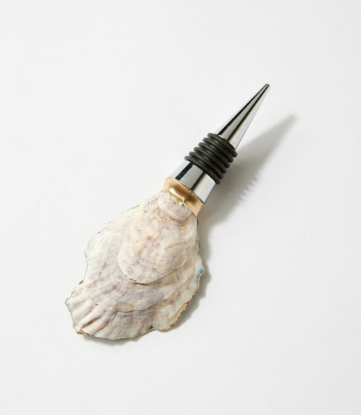 Ocean Breeze Oyster Shell Wine Stopper