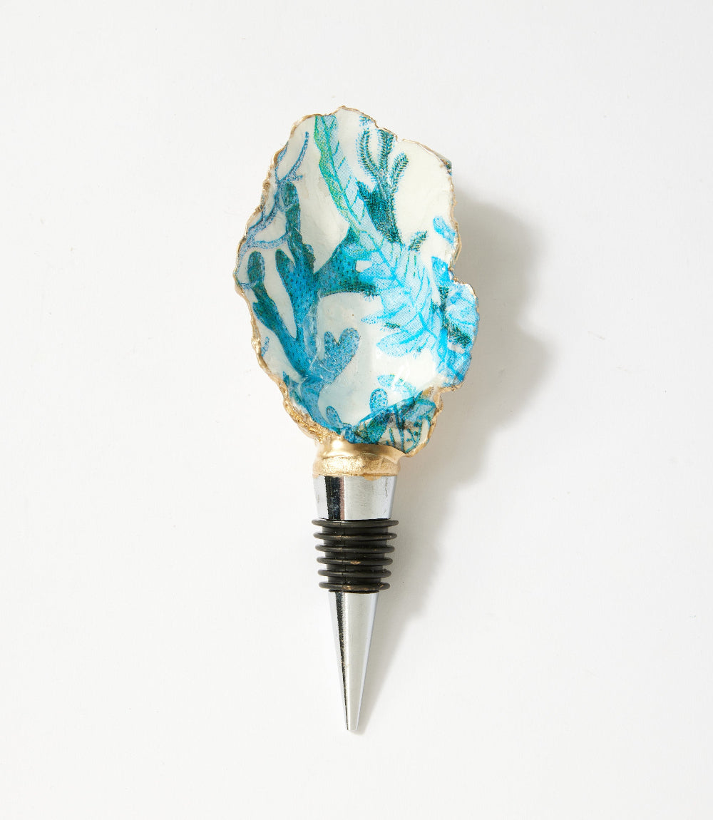 Ocean Breeze Oyster Shell Wine Stopper
