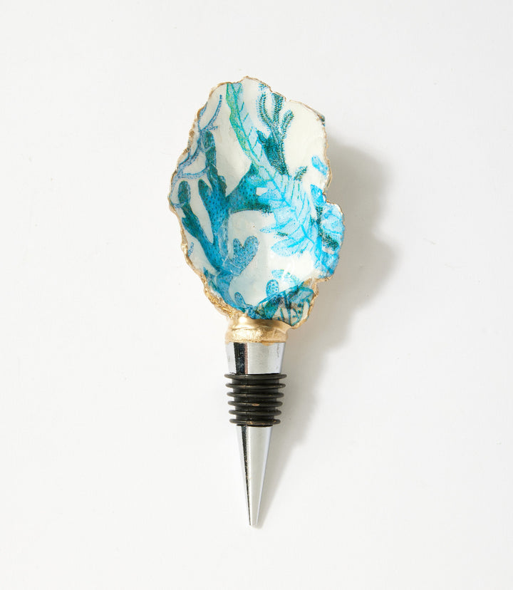 Ocean Breeze Oyster Shell Wine Stopper