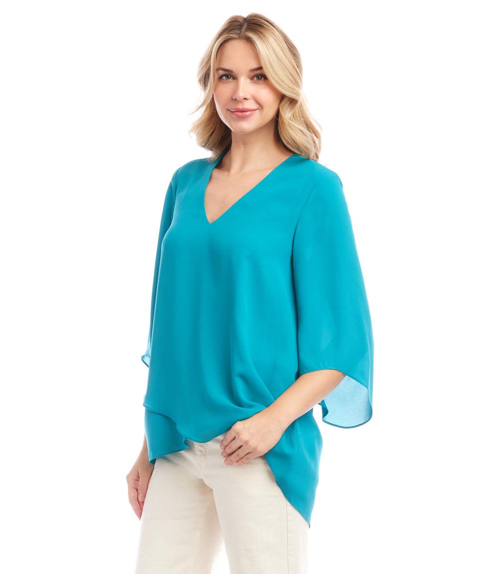 Bracelet Sleeve Asymmetric Top