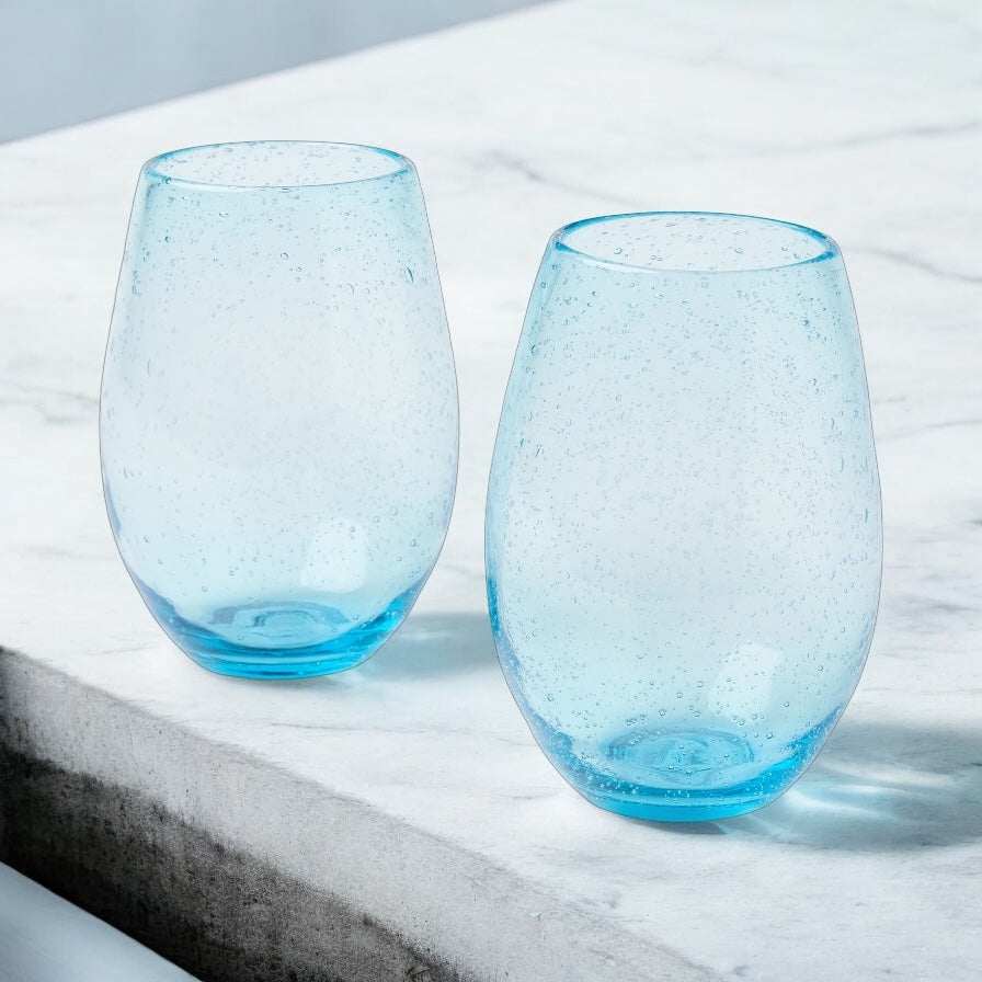 Stemless Bubble Wine Glass