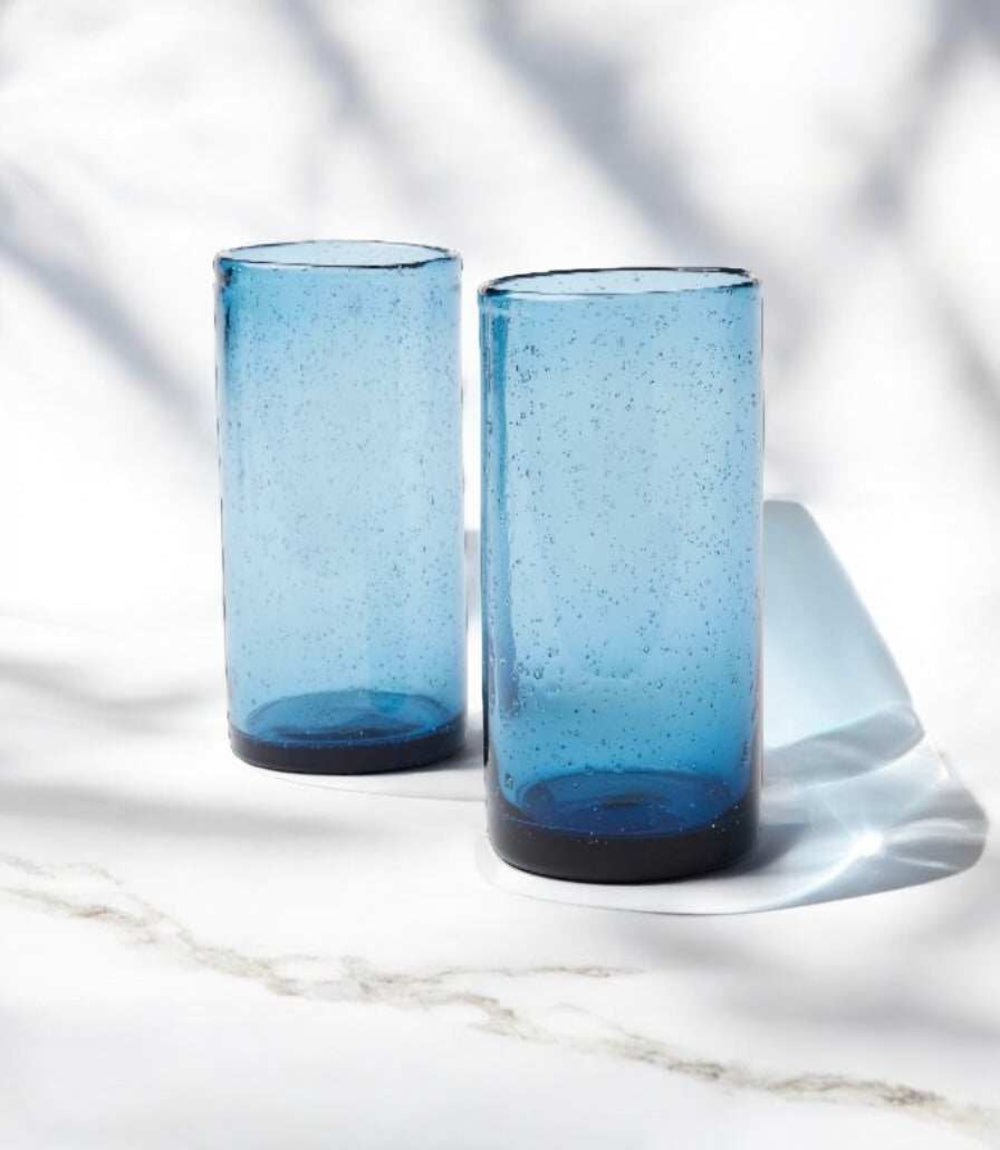 Tall Bubble Drinking Glass