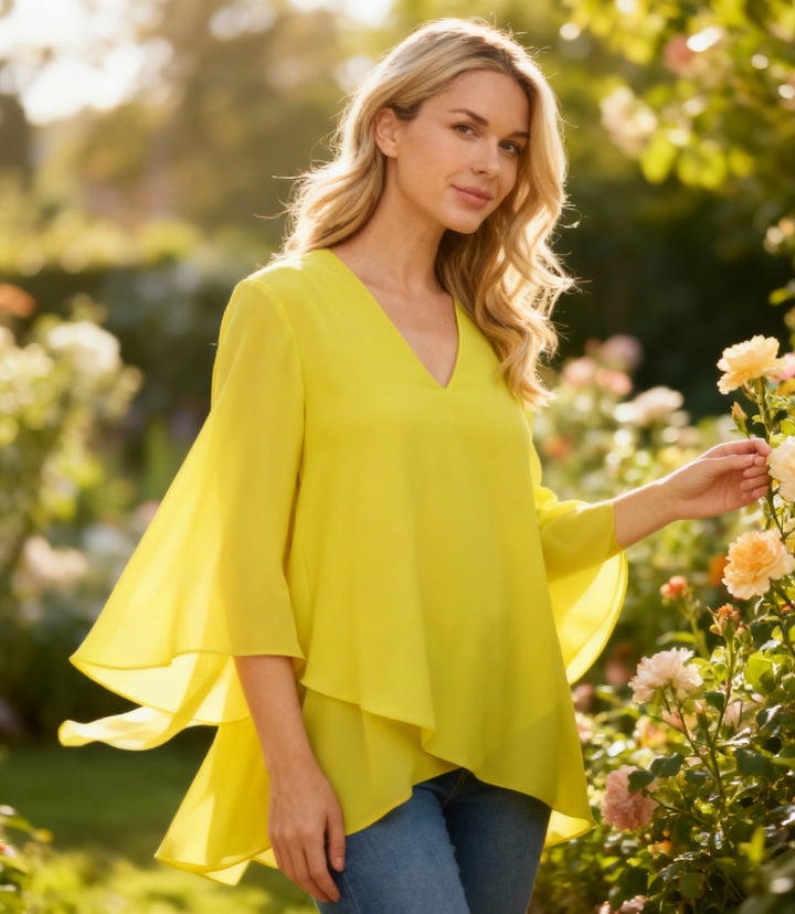 Bracelet Sleeve Asymmetric Top