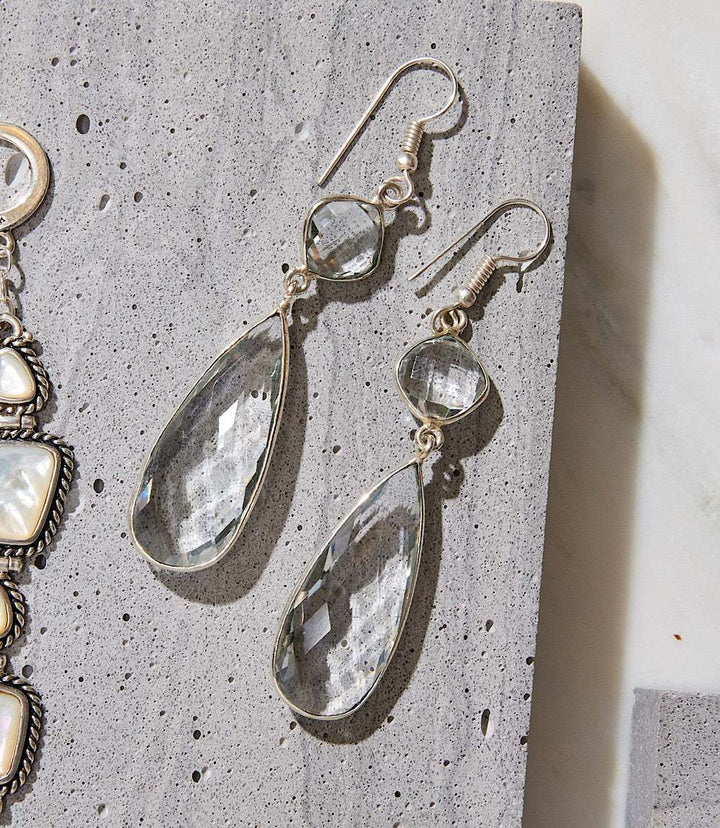 Crystal Drop Earrings