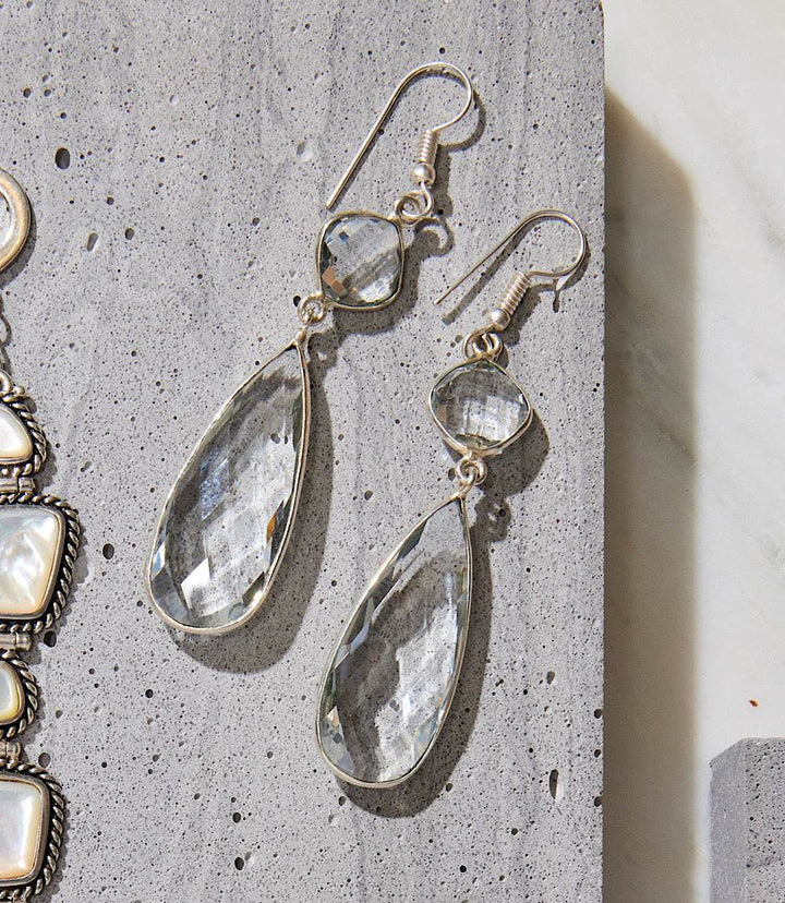 Crystal Drop Earrings