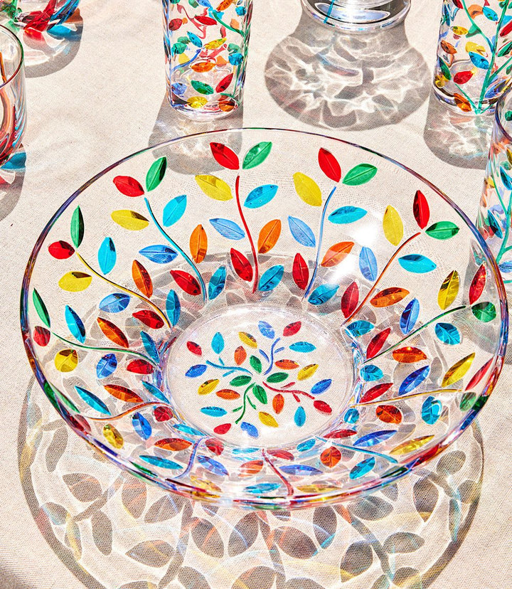 Handpainted Crystal Bowl