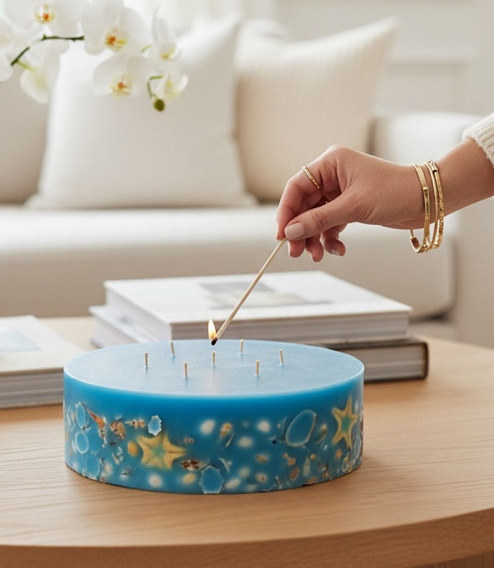 Centerpiece Seashell Candle