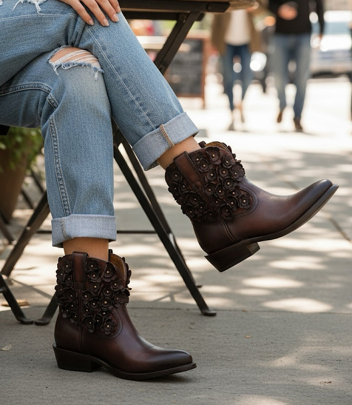 Frye Billy Flower Boots