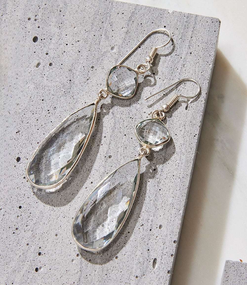 Crystal Drop Earrings