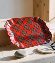 Tartan Melamine Serving Platter