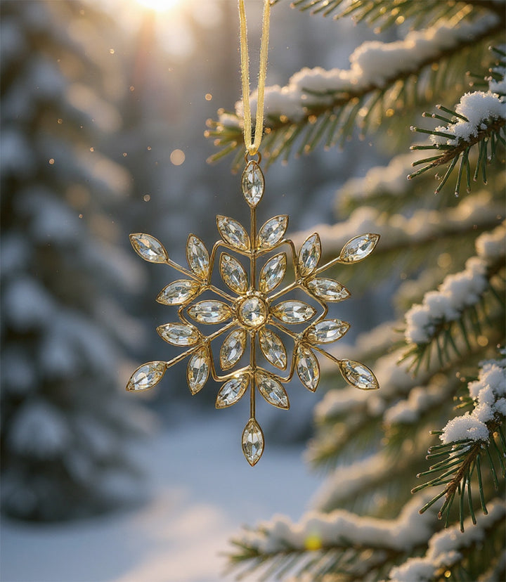 Jeweled Snowflake Ornament