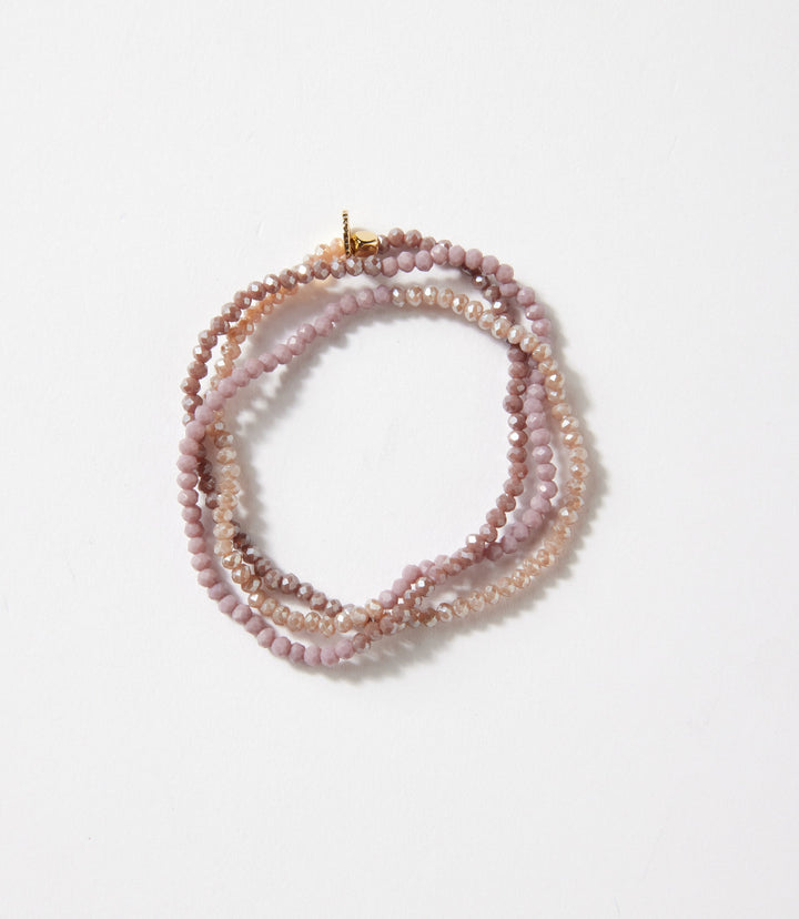 Crystal Beaded Stretch Bracelet
