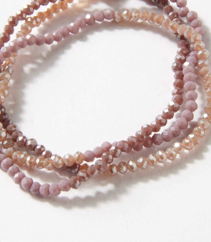 Crystal Beaded Stretch Bracelet