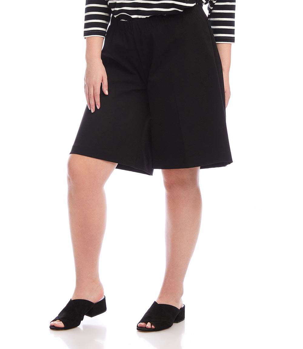 Plus Size A-Line Shorts