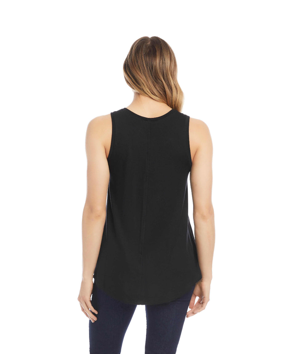 Tank Top - Soft French Terry Relaxed Fit Essential – Karen Kane