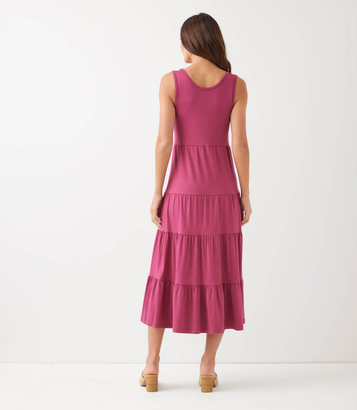 Tiered Midi Dress