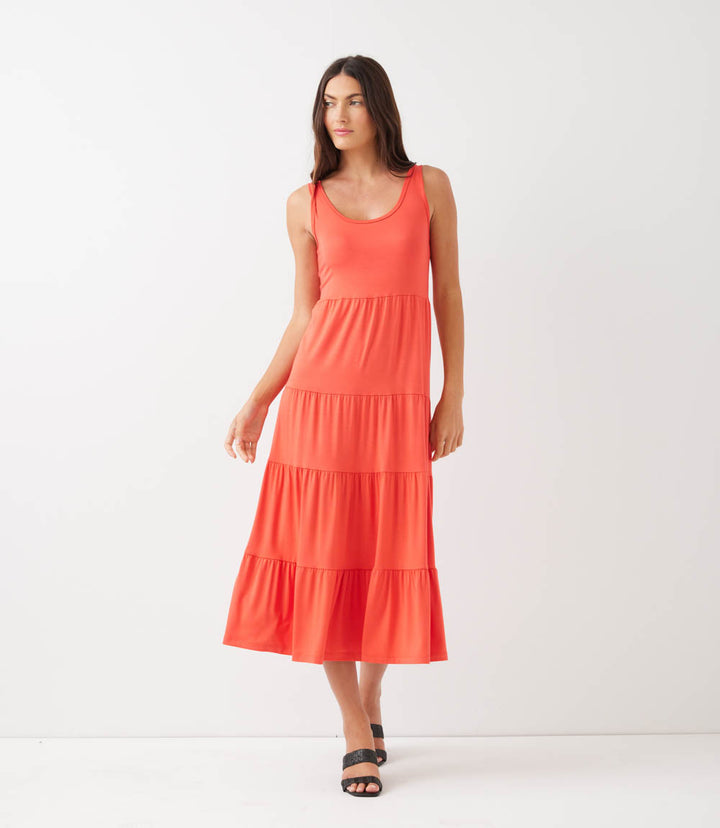 Tiered Midi Dress