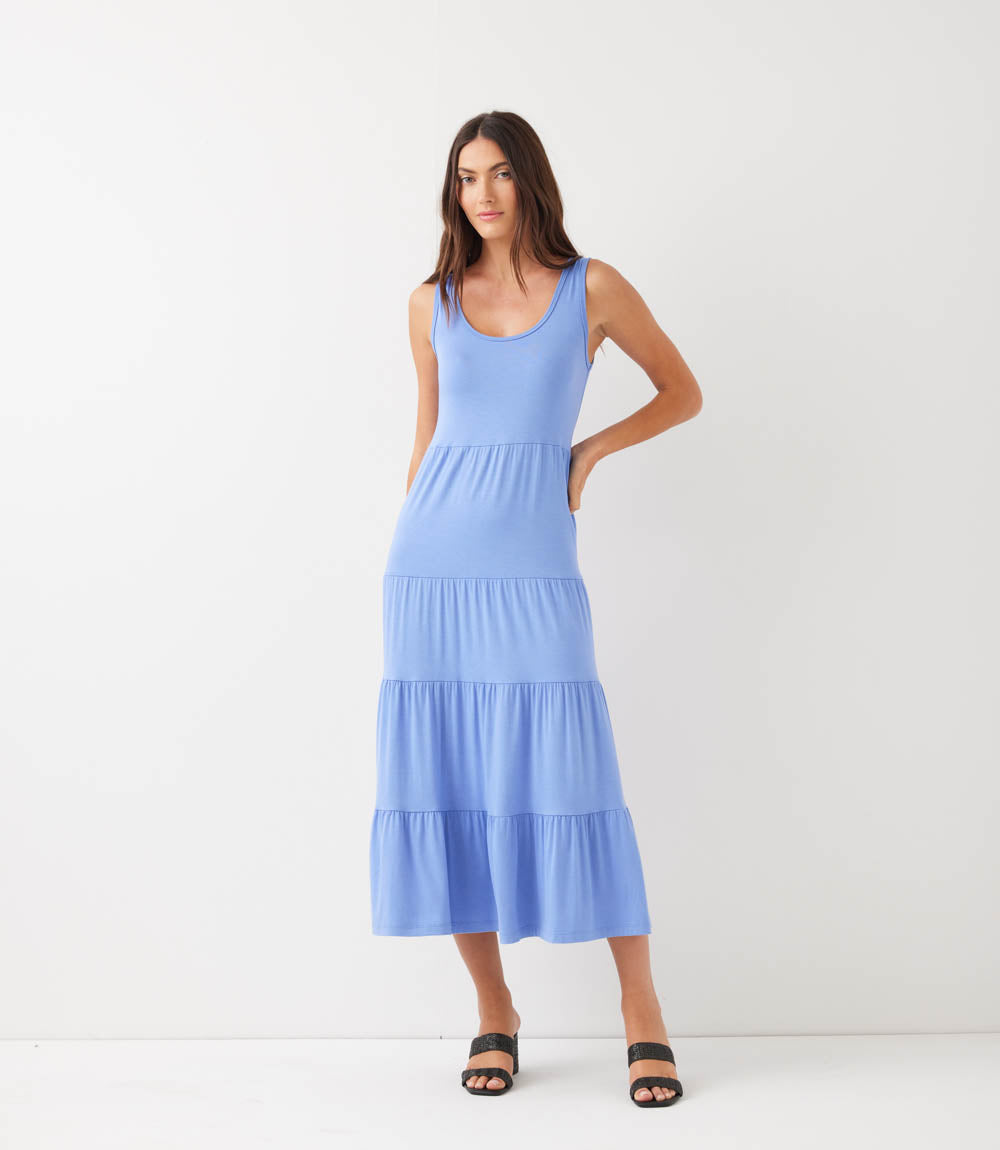 Tiered Midi Dress