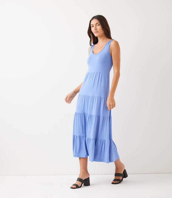 Tiered Midi Dress