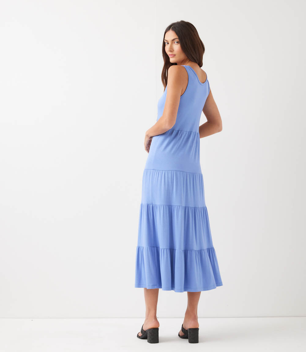Tiered Midi Dress