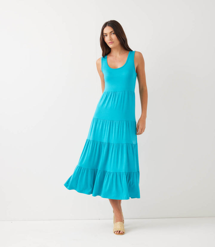 Tiered Midi Dress