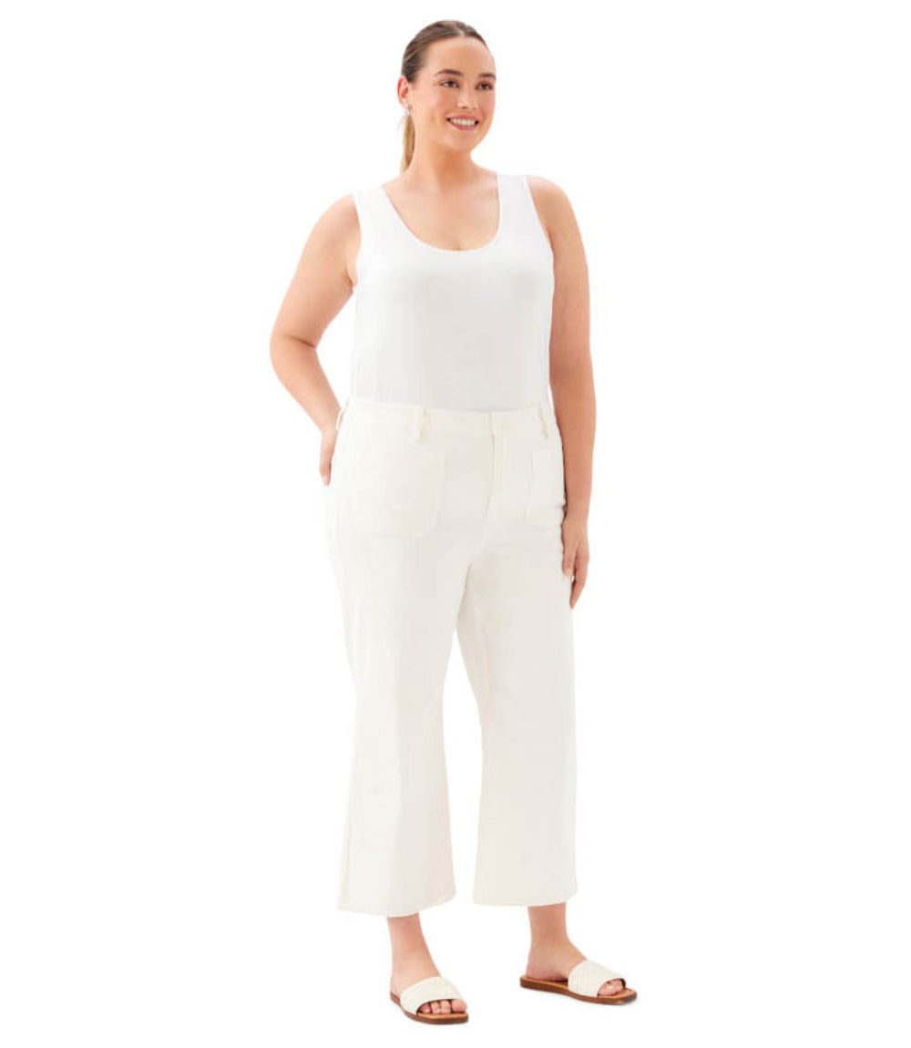 Plus Size Lauren Patch Pocket Cropped Pants