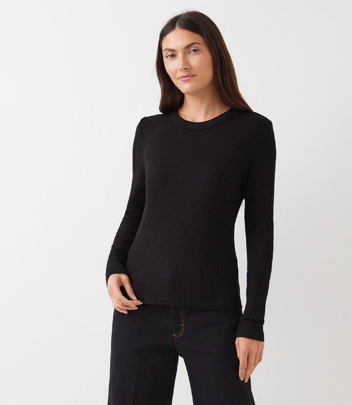 Ribbed Long Sleeve Top