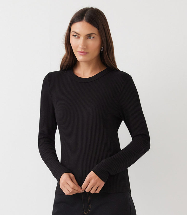 Ribbed Long Sleeve Top