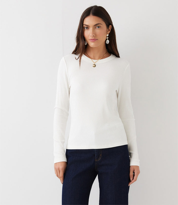 Ribbed Long Sleeve Top