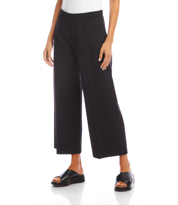 Cropped Wide-Leg Pants