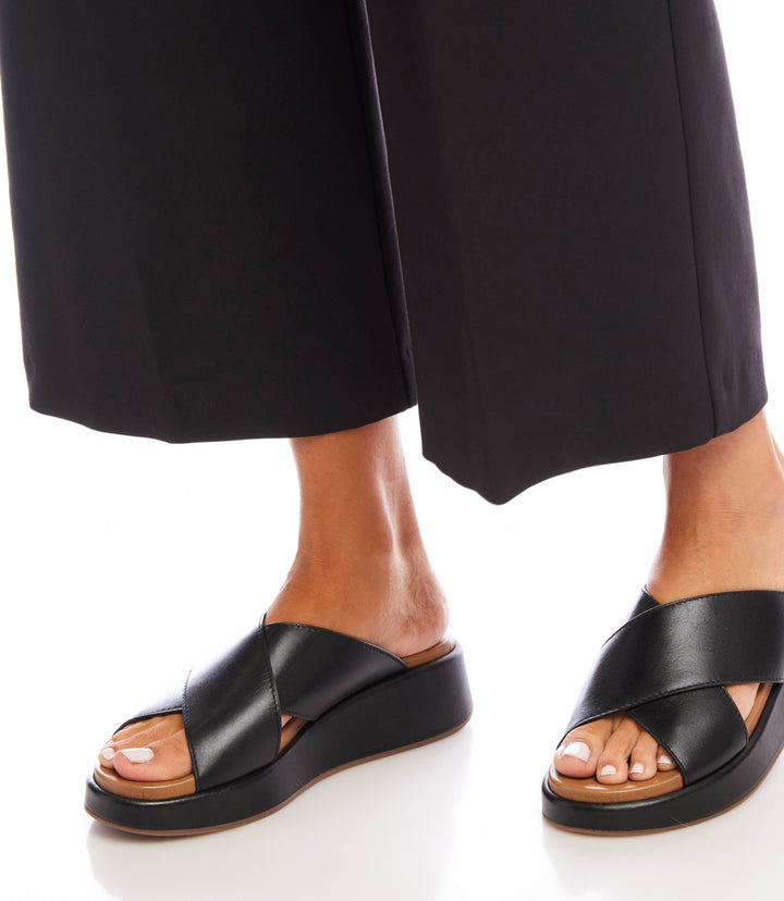 Cropped Wide-Leg Pants