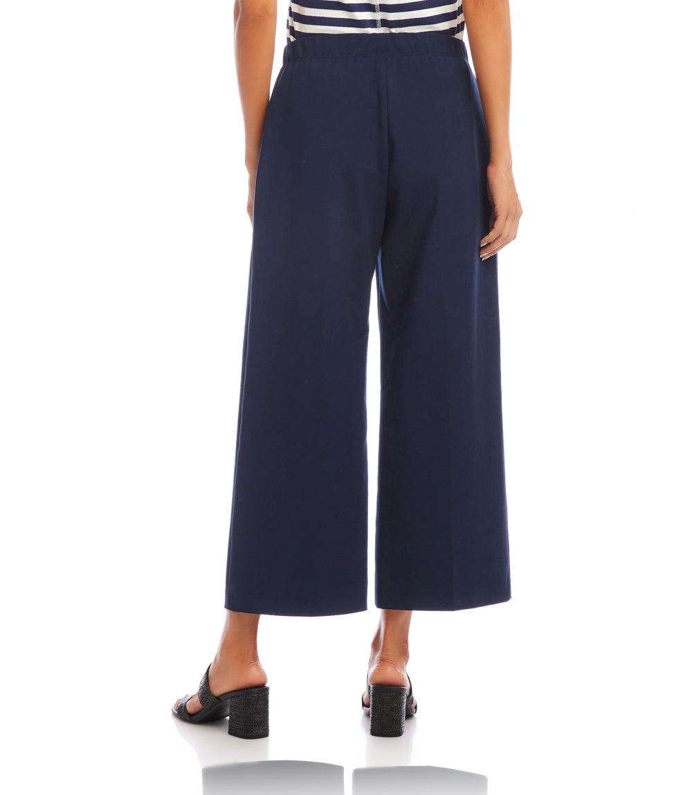 Cropped Wide-Leg Pants