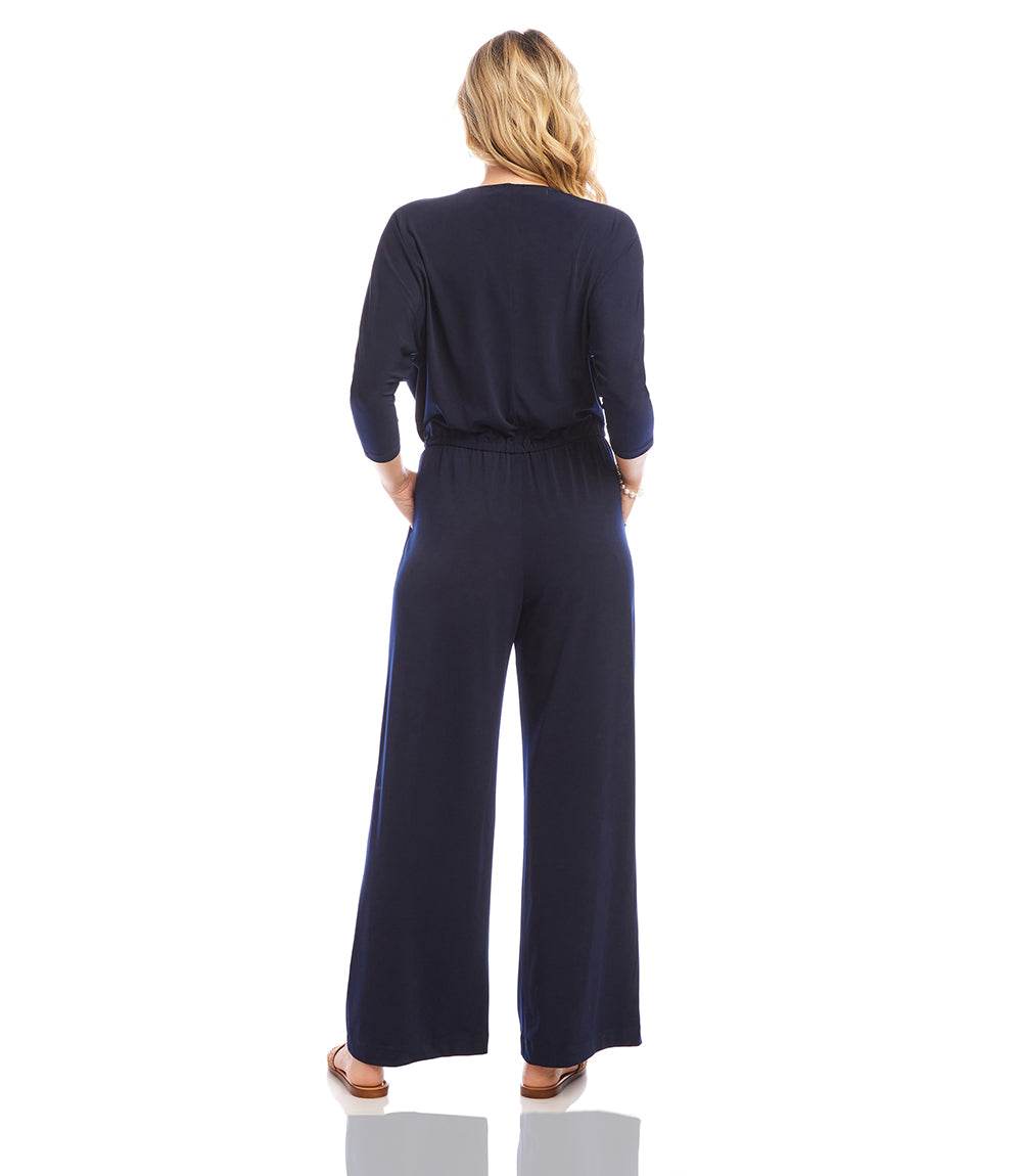Petite Size Travel Jersey Jumpsuit