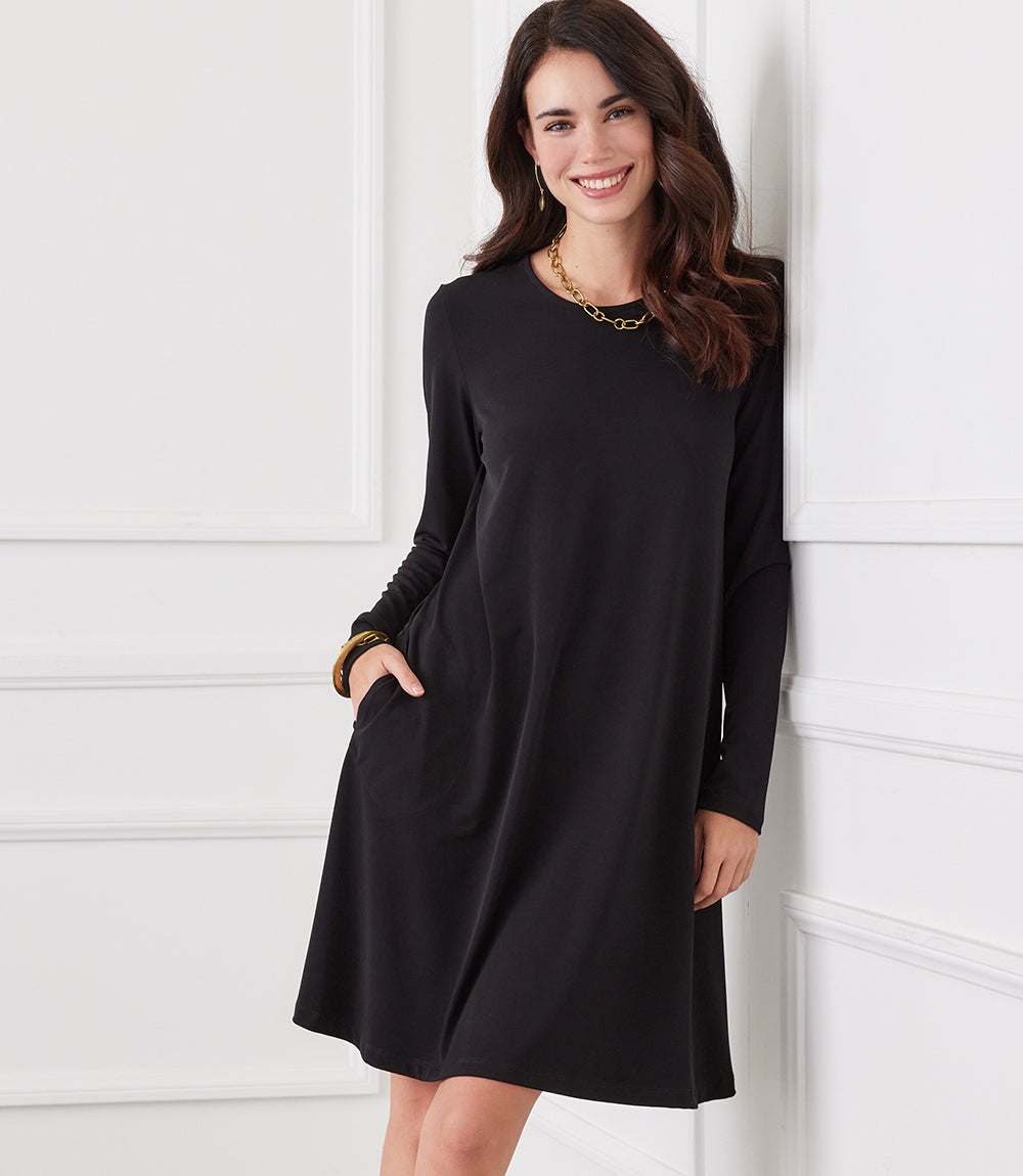 Karen Kane Travel Jersey Dress - Black Karen Kane Travel Jersey Dress - Black