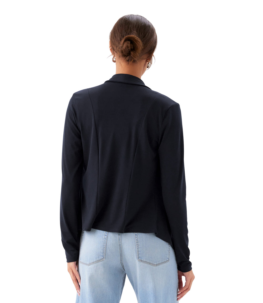 Drape Travel Jersey Cardigan