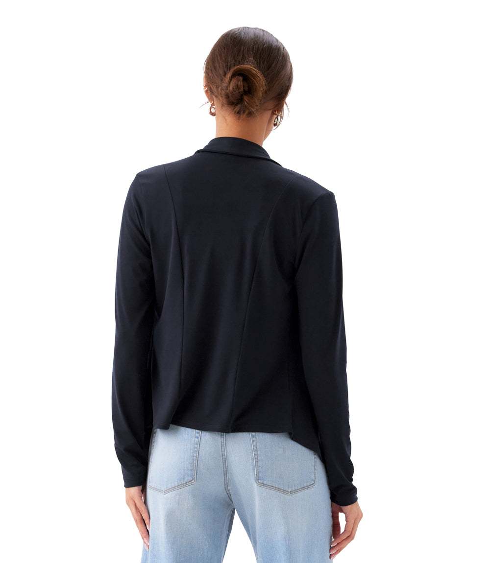 Drape Travel Jersey Cardigan - Effortless Style & Comfortable Fit