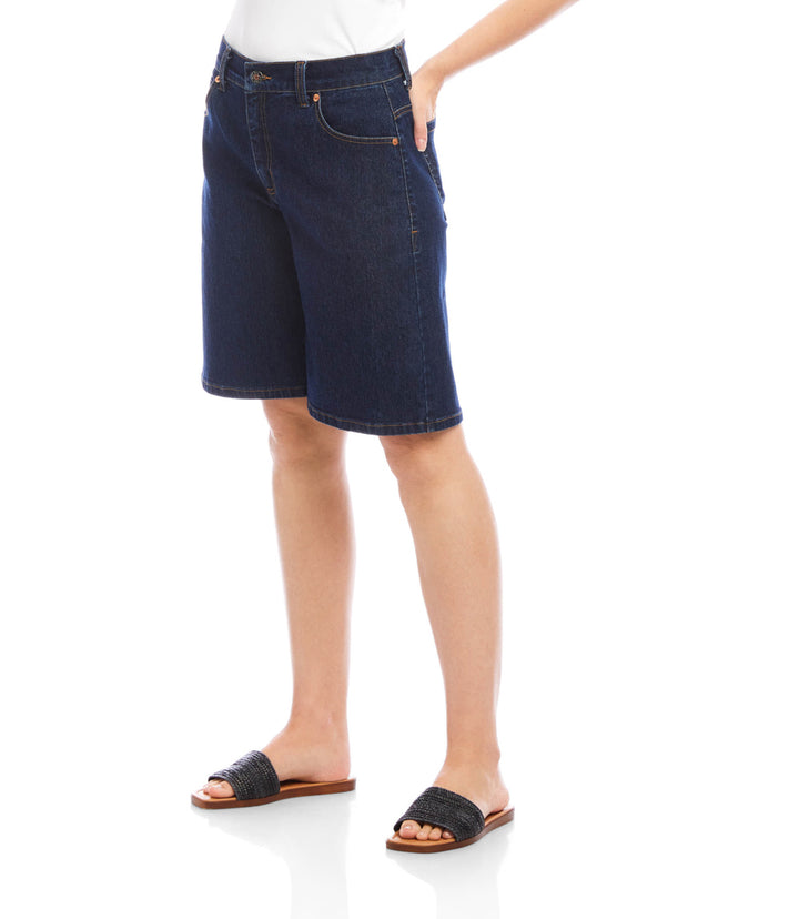 Denim Bermuda Shorts