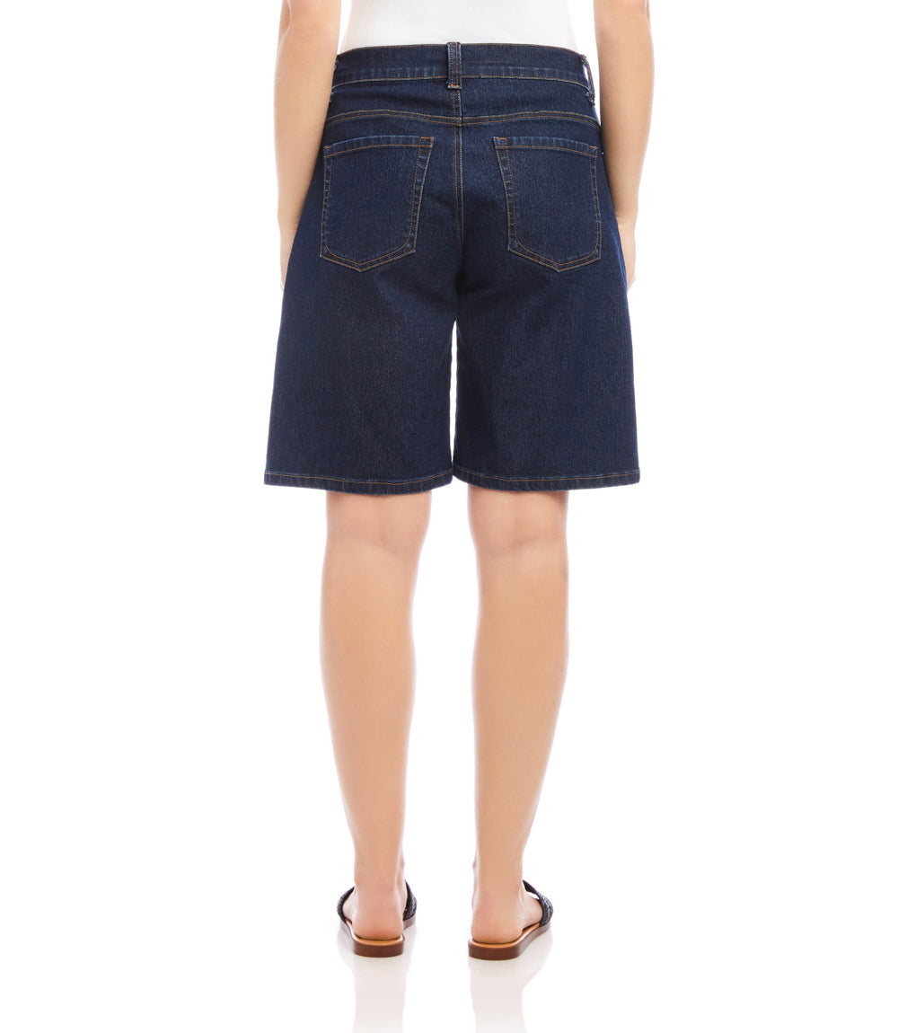 Denim Bermuda Shorts