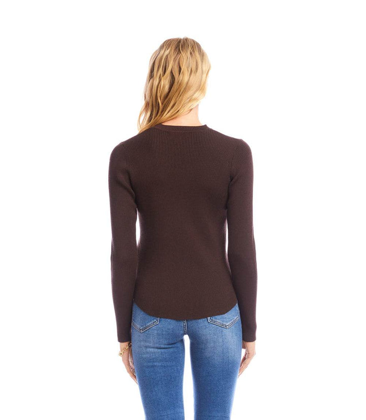 Ribbed Crewneck Sweater