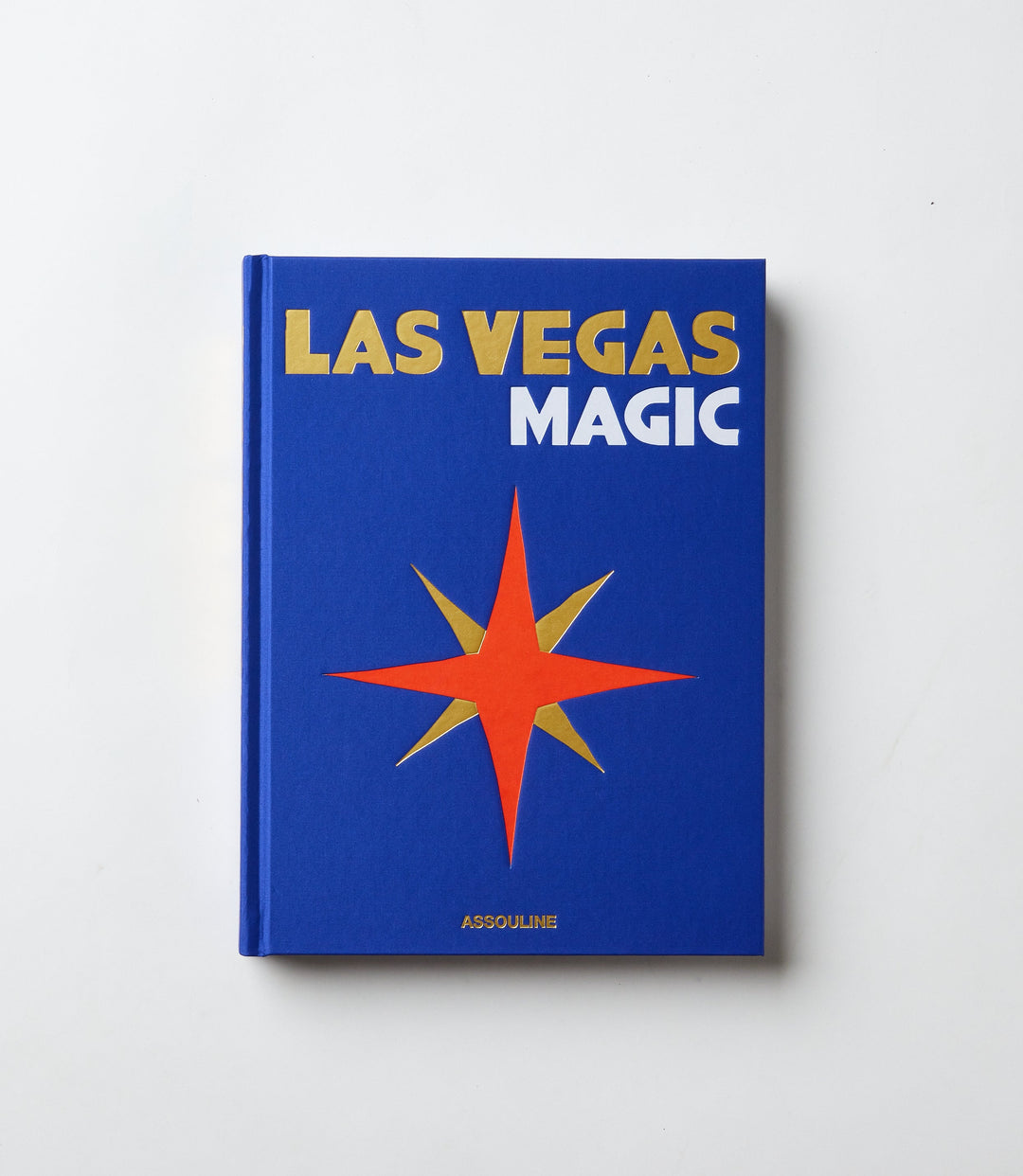 Hardcover book Las Vegas Magic by Richard Abowitz with blue cover and star design about Las Vegas magic shows and illusions