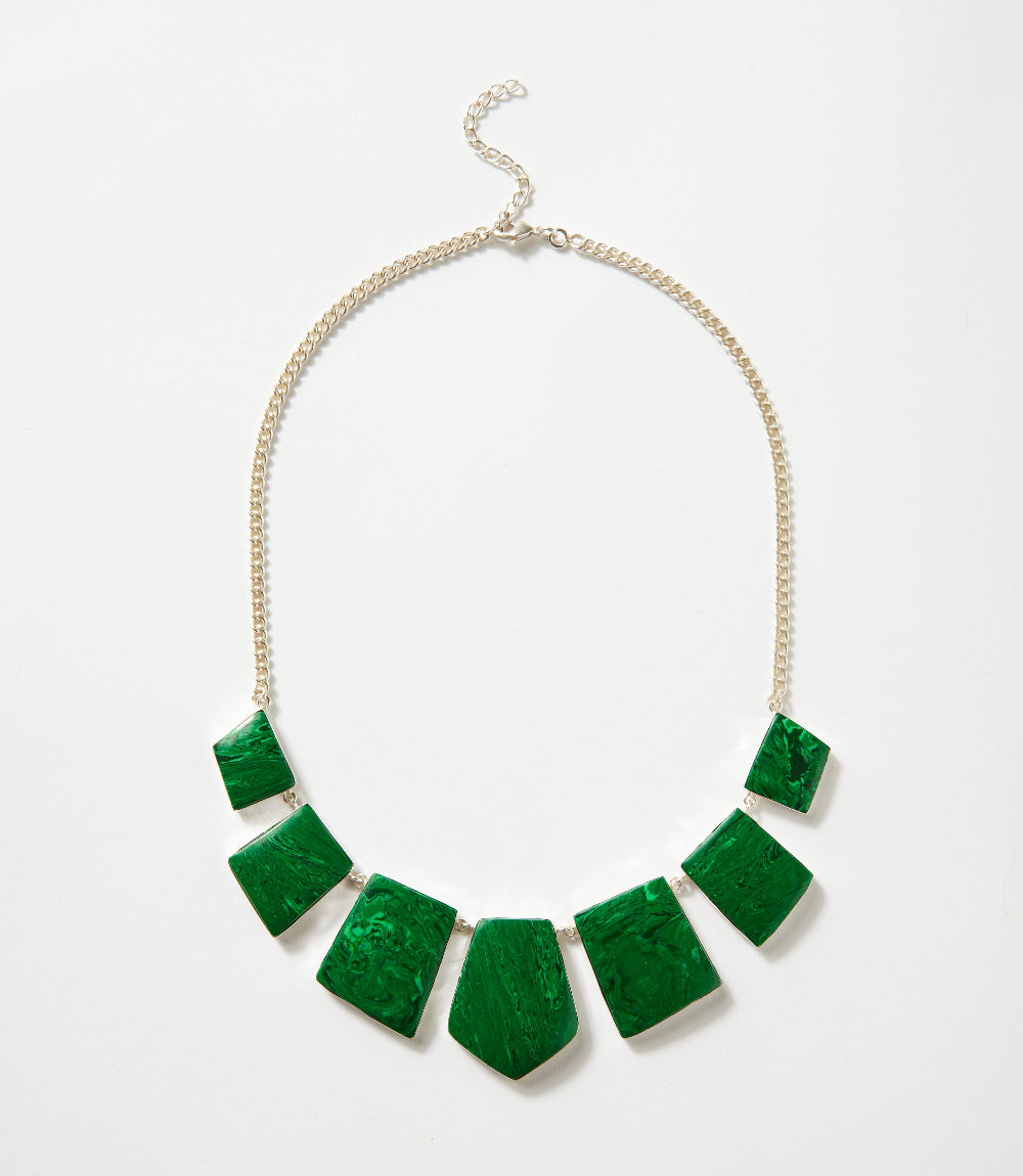 Malachite Statement Necklace