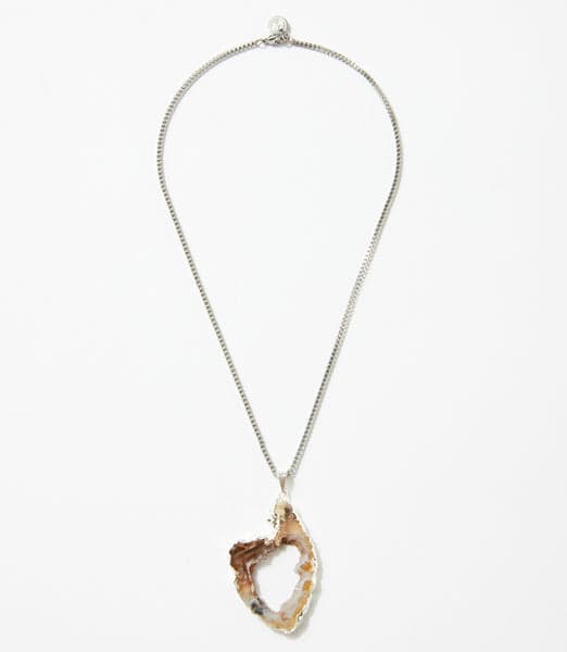 Silver Geode Pendant Necklace | Karen Kane
