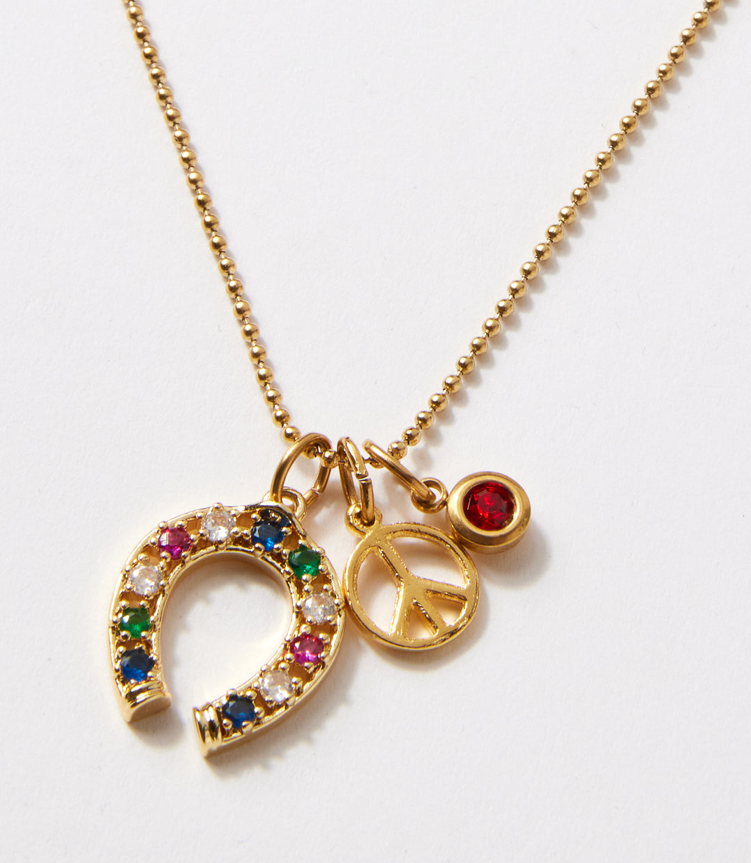 Charm Cluster Necklace