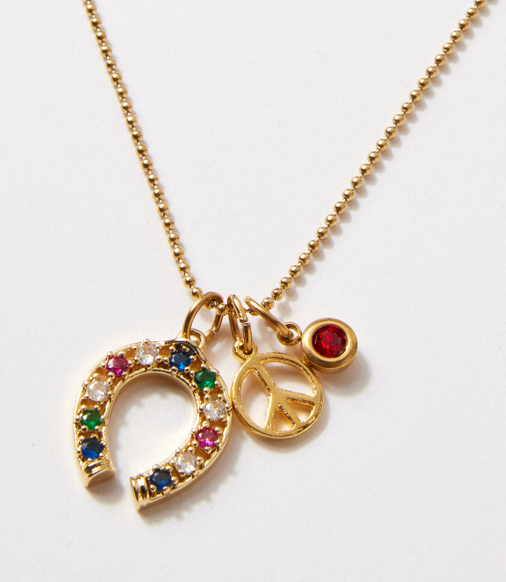 Charm Cluster Necklace