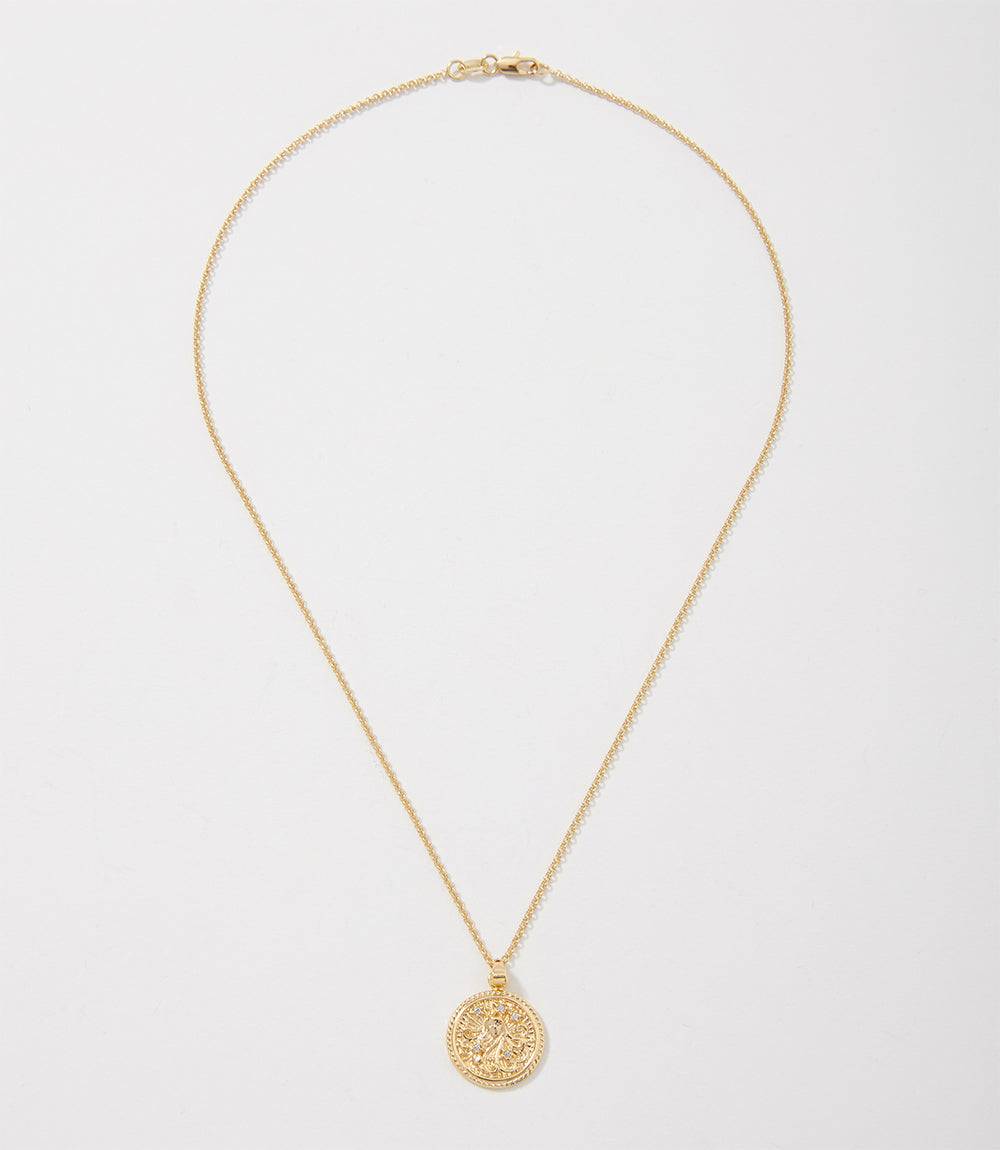 Virgo Coin Necklace