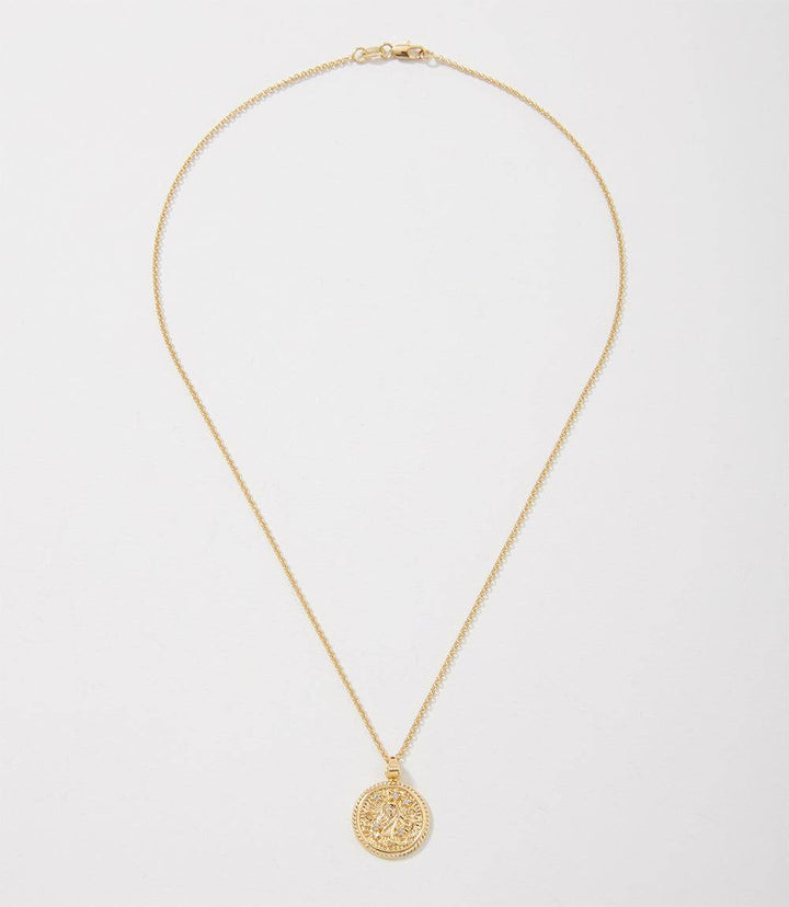 Virgo Coin Necklace