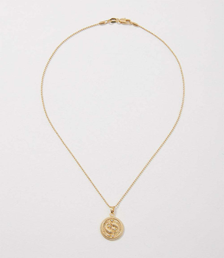 Pisces Coin Necklace