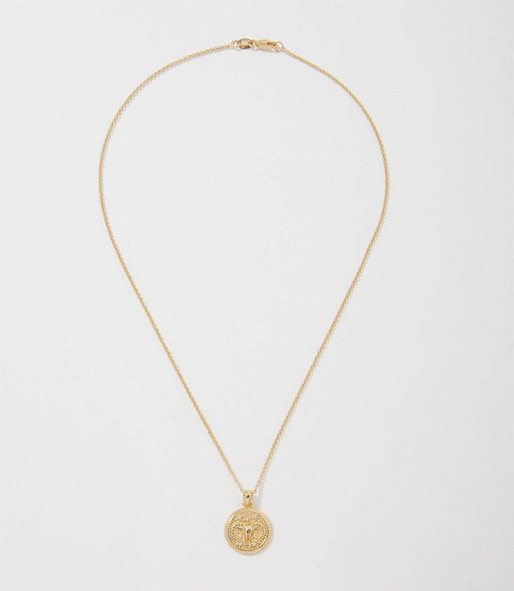 Aries Coin Necklace